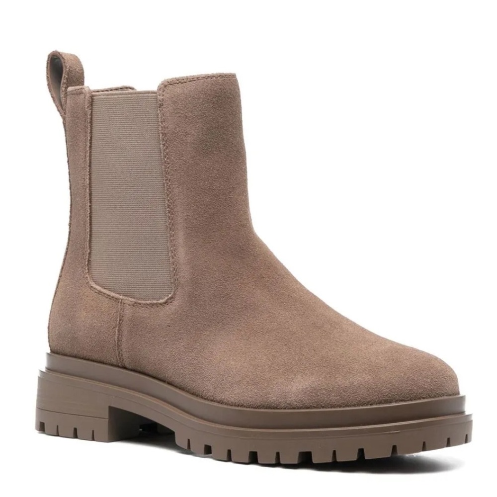 Lauren Ralph Lauren Womens Corinne Lugged Sole Suede Ankle Chelsea Boots - Picture 13 of 16